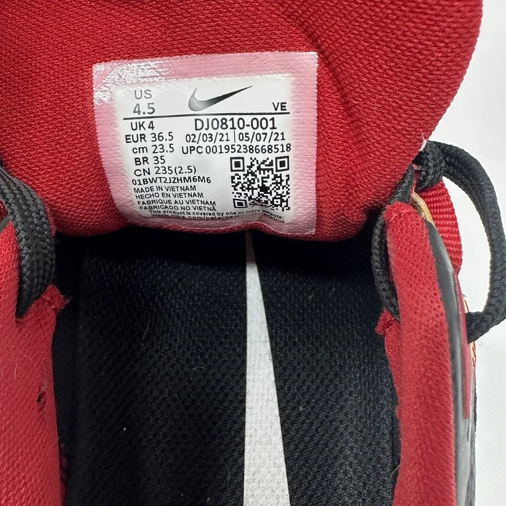 Nike Air Zoom Pegasus 38 San‎ Francisco 49ers Youth Size 4.5  DJ0810-001